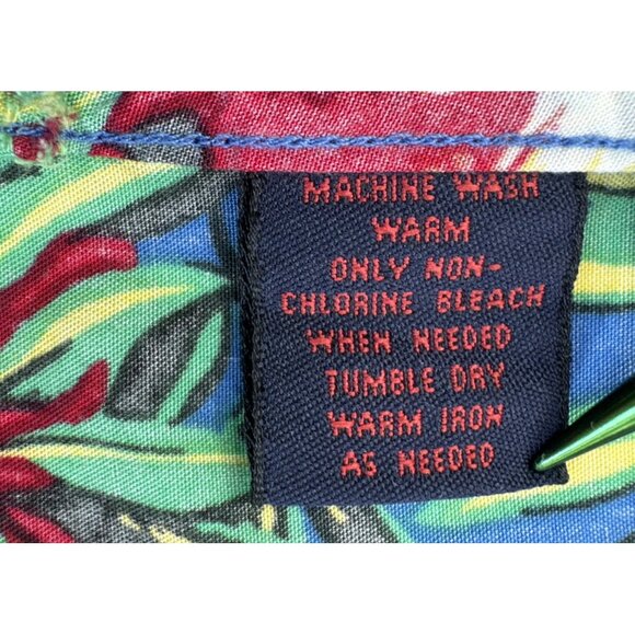 Daniel Cremieux Hawaiian Shirt Mens 2XL Tropical Leaves Hibiscus Vacation Travel - Picture 10 of 10